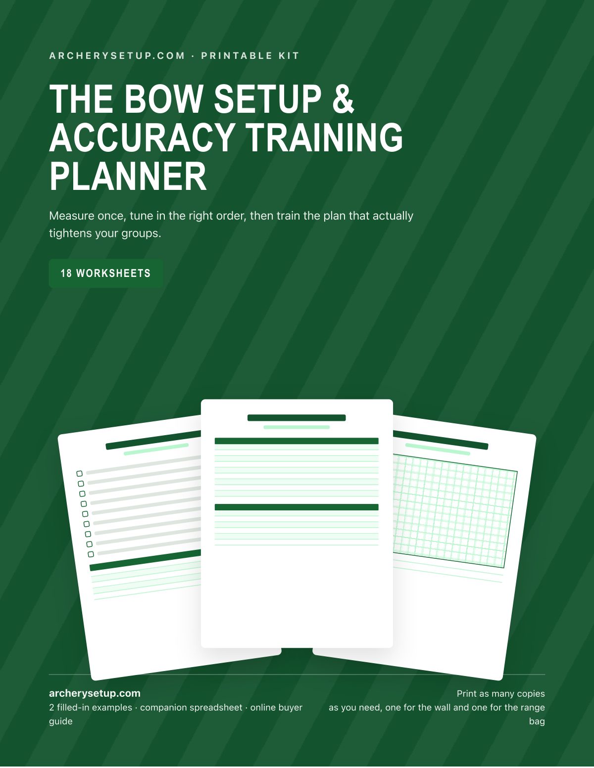 The Bow Setup & Accuracy Training Planner cover